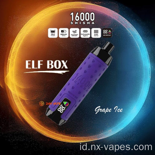Kotak peri Shisha 16000 Puffs Disposable Vapes Wholesale